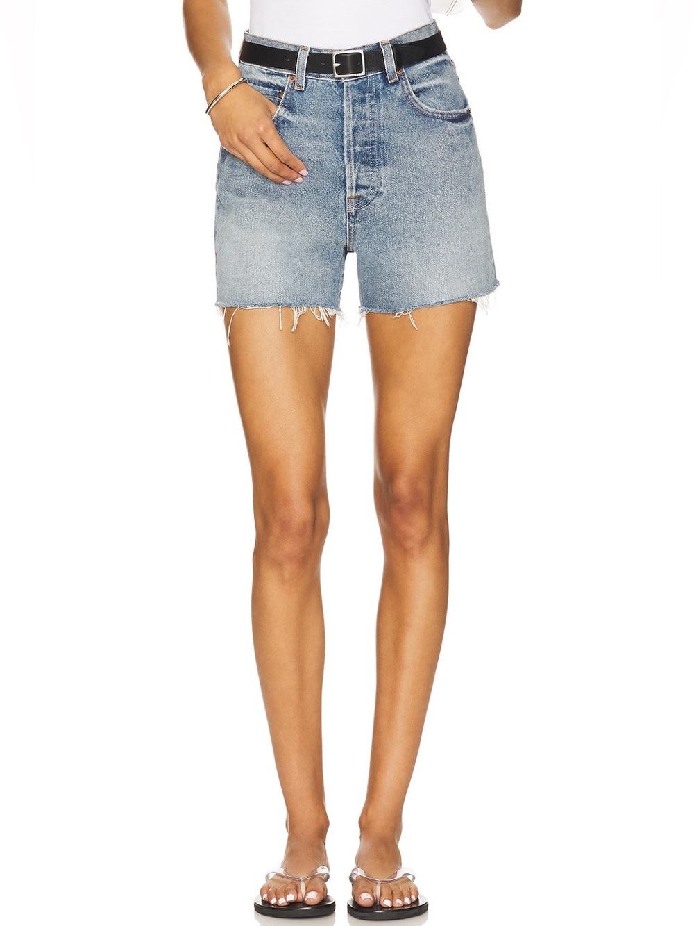 Jules Super High Rise Vintage Short in Wave Hill, size 29, NWT